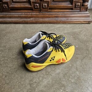 Yonex Power Cushion O Limited Badminton Shoes Yellow Black Men's 8.5 EU 41 Court